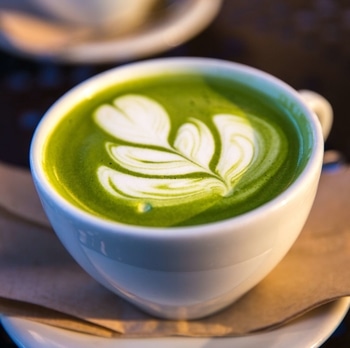 matcha latte coffee